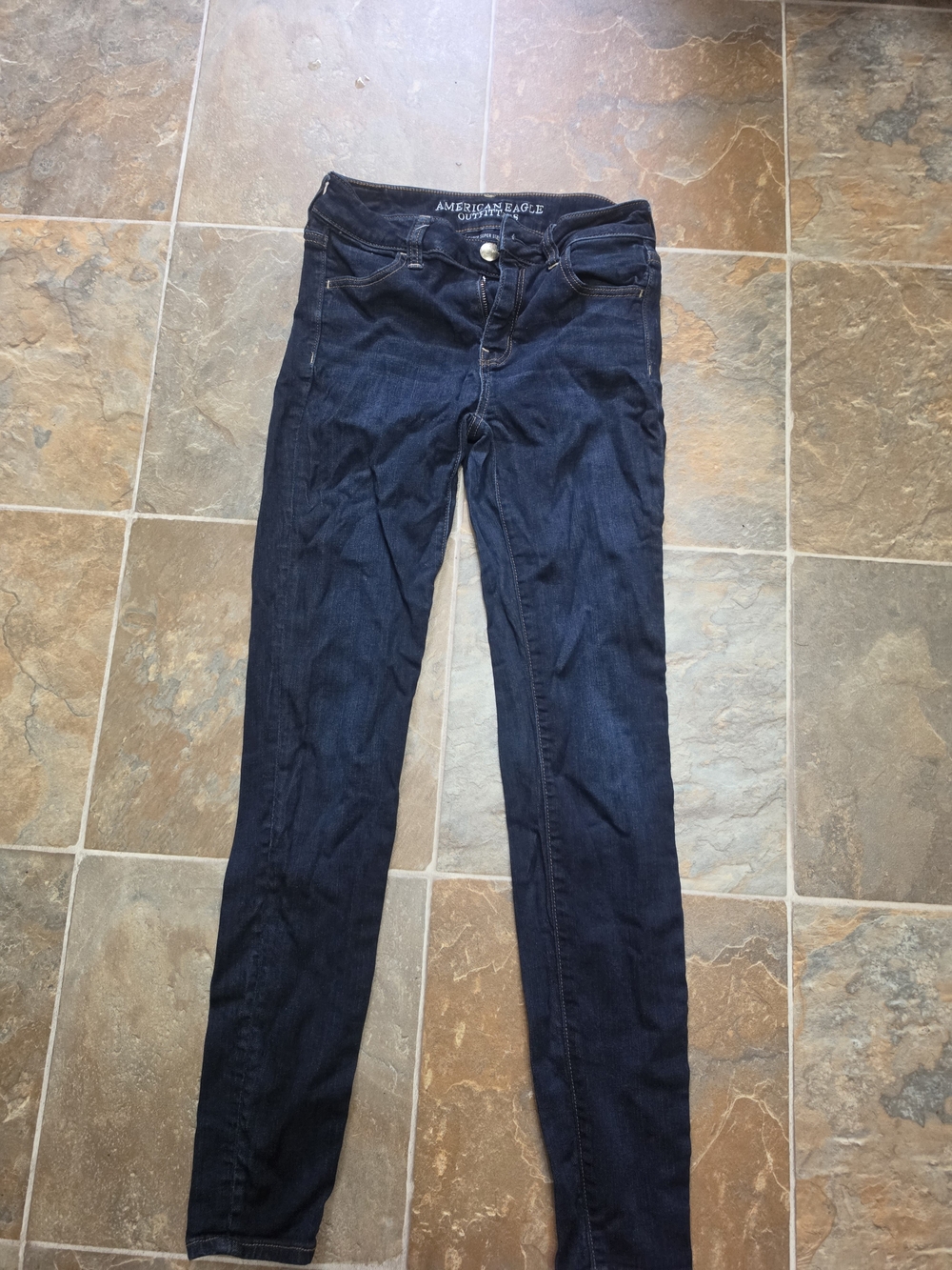 American Eagle Outfitters Dark Indigo Skinny Jeans